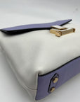 Lodis Periwinkle And White Envelope Crossbody Bag