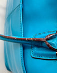 Antionio Melani Vibrant Turquoise Leather Shoulder Bag
