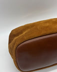 Patricia Nash Brown Suede Large Clutch