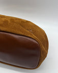 Patricia Nash Brown Suede Large Clutch