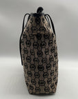 Michael Kors Beige Signature Canvas Montauk Tote Bag