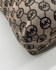 Michael Kors Beige Signature Canvas Montauk Tote Bag