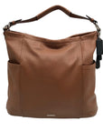 Coach Brown Pebbled Leather Park Hobo Shoulder Bag