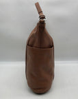 Coach Brown Pebbled Leather Park Hobo Shoulder Bag