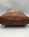 Coach Brown Pebbled Leather Park Hobo Shoulder Bag