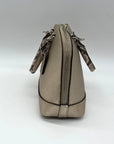 Coach Metallic Gold Leather Exotic Trim Sierra Satchel-F38057