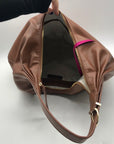 On 34th Brown Faux Leather Joenii Hobo Bag