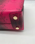 Michael Kors Pink Leather Mercer Snakeskin Crossbody Bag & Wallet