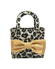 Leslie Dasch Dress For Cocktails Cotton Leopard The Worth Handbag