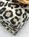 Leslie Dasch Dress For Cocktails Cotton Leopard The Worth Handbag