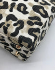 Leslie Dasch Dress For Cocktails Cotton Leopard The Worth Handbag