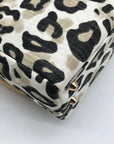 Leslie Dasch Dress For Cocktails Cotton Leopard The Worth Handbag