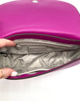 DKNY Dark Orchid Orion Convertible Flap Shoulder Bag