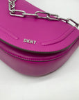 DKNY Dark Orchid Orion Convertible Flap Shoulder Bag