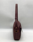 Cartier Burgundy Leather Must De Cartier Shoulder Bag