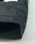 Coach Black Quilted Nylon Hobo Shoulder Bag
