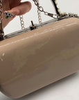 Aqua Beige Clutch Tote Bag