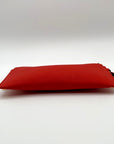 Michael Kors Red Saffiano Leather Selma Stud Wallet
