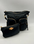 MZ Wallace Black Nylon Chealsea Bag