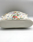 Giani Bernini White Floral North South Crossbody Bag