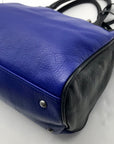 Aimee Kestenberg Blue Glove Tanned Leather Mini Satchel Bag