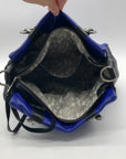 Aimee Kestenberg Blue Glove Tanned Leather Mini Satchel Bag