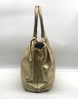 Kate Spade Metallic Gold Pebbled Leather Hobo Shoulder Bag