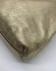 Kate Spade Metallic Gold Pebbled Leather Hobo Shoulder Bag