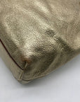 Kate Spade Metallic Gold Pebbled Leather Hobo Shoulder Bag
