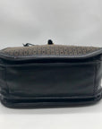 Fossil Black Fabric Ryder Satchel Bag