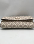 Kate Spade Natural Coated Canvas Flower Chain Crossbody Bag
