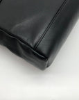 Giani Bernini Black Nappa Leather Front Zip Crossbody
