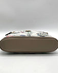 Giani Bernini Cream Floral And Sea Signature Faux Leather Crossbody