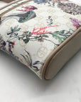 Giani Bernini Cream Floral And Sea Signature Faux Leather Crossbody