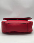 Kate Spade Red Pebbled Leather Polly Shoulder Bag
