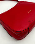 Kate Spade Red Pebbled Leather Polly Shoulder Bag