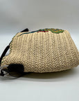 Brighton Straw & Leather Shoulder Bag