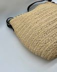 Brighton Straw & Leather Shoulder Bag