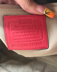 Coach Coral Pebbled Leather Bleecker Preston Satchel Bag 30144P