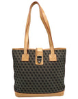 Dooney & Bourke Black And Grey Jacquard Signature Tote Bag