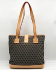 Dooney & Bourke Black And Grey Jacquard Signature Tote Bag