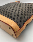Dooney & Bourke Black And Grey Jacquard Signature Tote Bag