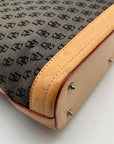 Dooney & Bourke Black And Grey Jacquard Signature Tote Bag