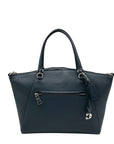Coach Denim Pebbled Leather Bella Satchel CR980