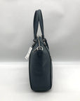 Coach Denim Pebbled Leather Bella Satchel CR980