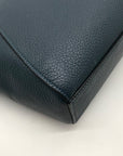 Coach Denim Pebbled Leather Bella Satchel CR980