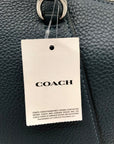 Coach Denim Pebbled Leather Bella Satchel CR980