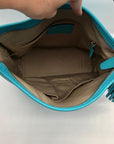 Coach Turquoise Leather Legacy Bucket Shoulder Bag 19889
