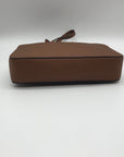 Michael Kors Brown Saffiano Leather Crossbody Bag