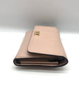 Michael Kors Blush Pink Leather Mott Phone Wallet